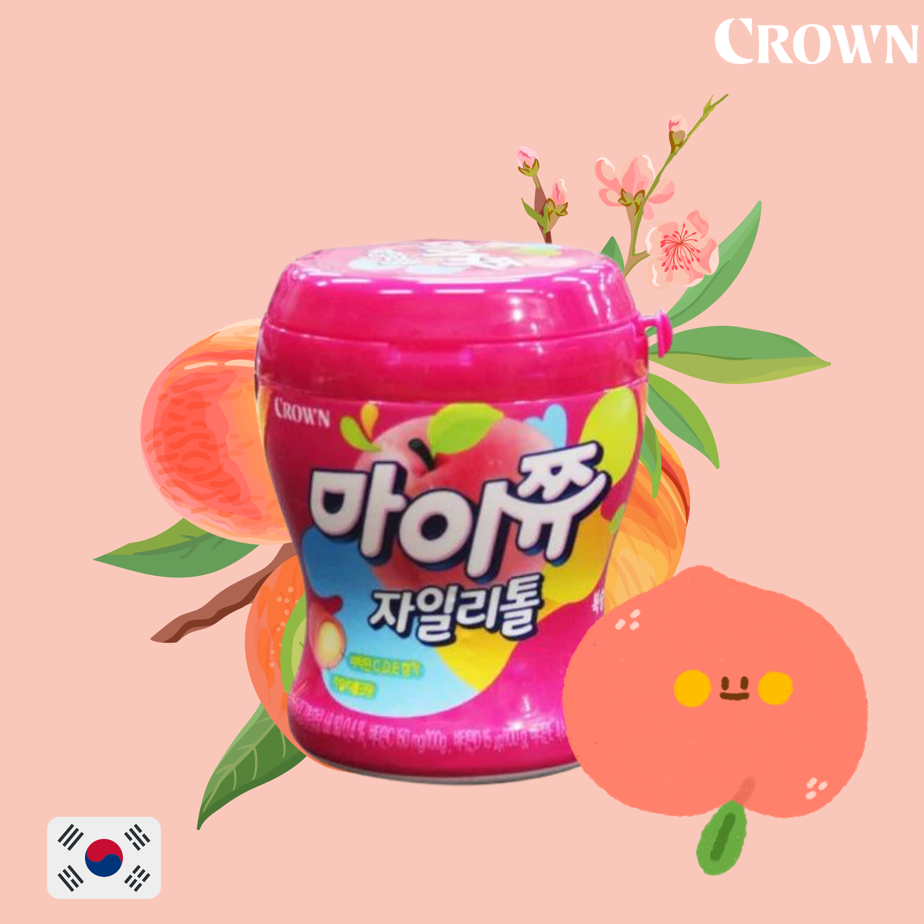 Mychew- Peach(soft candy) 110g