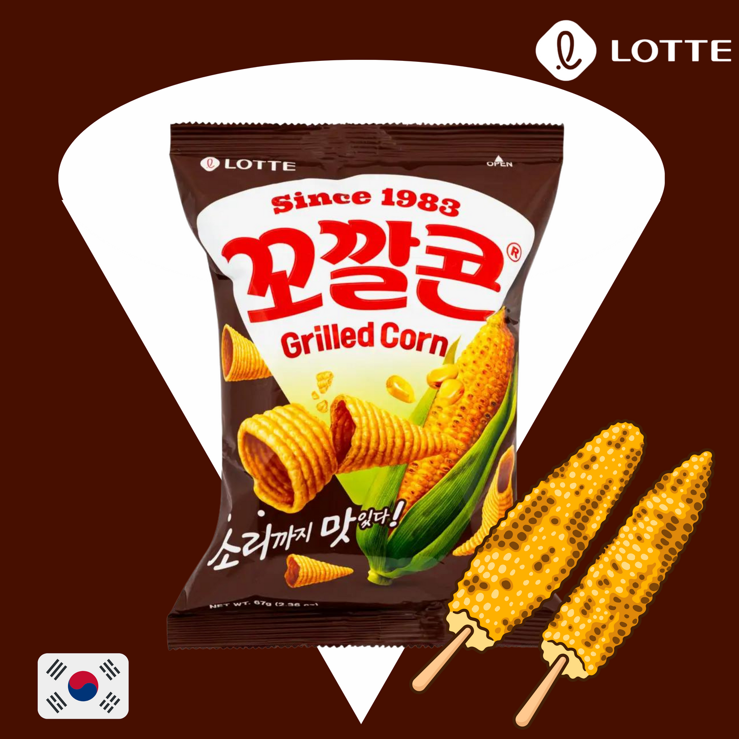 Cone corn- Griled corn flavor 67g